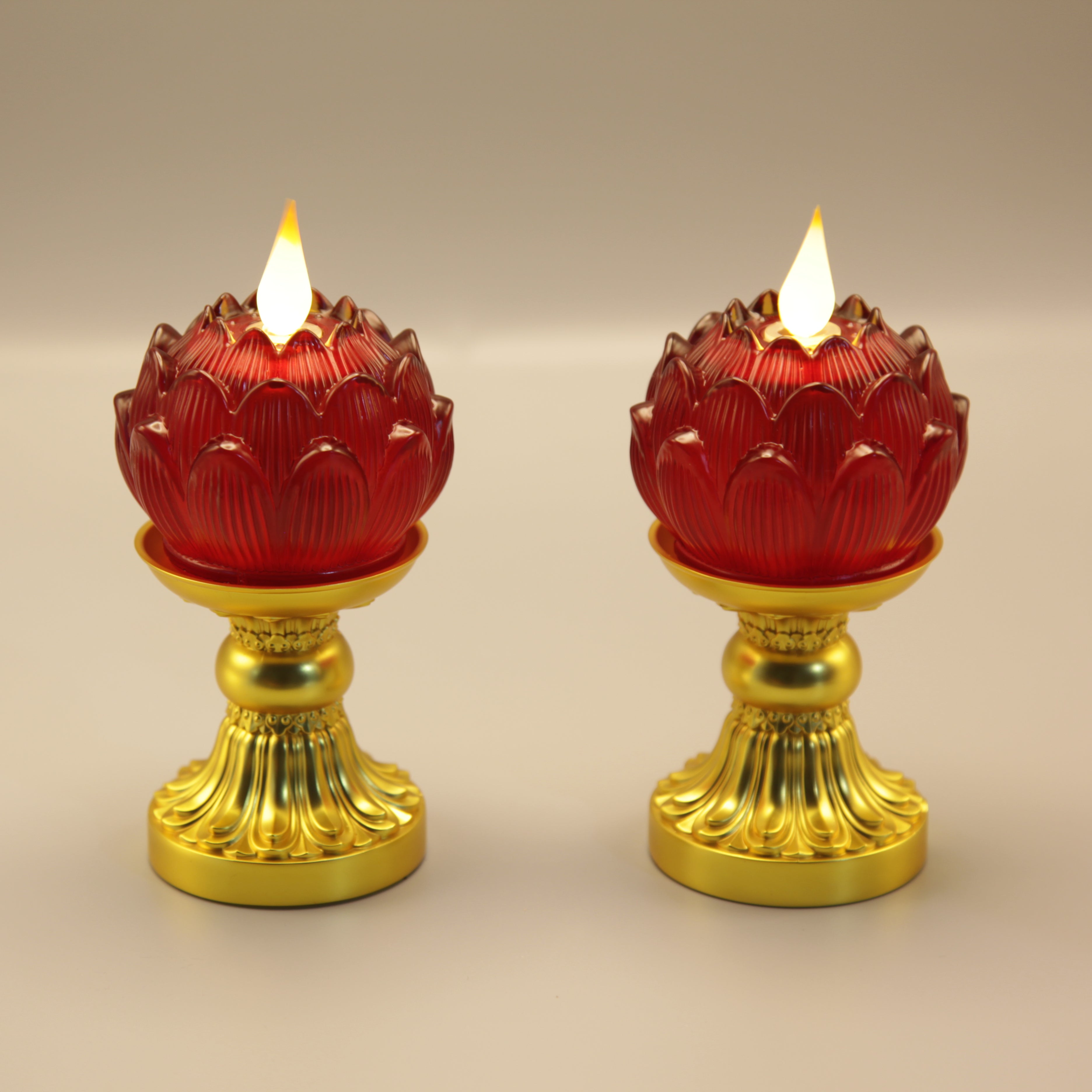 Lotus Mini Bud Lamp（Real-Flame™ 3D Wick）