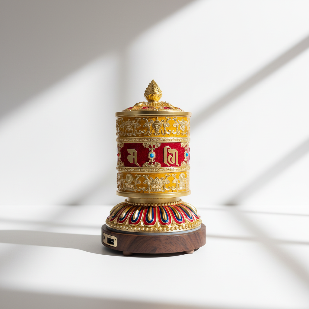 Electronic prayer wheel