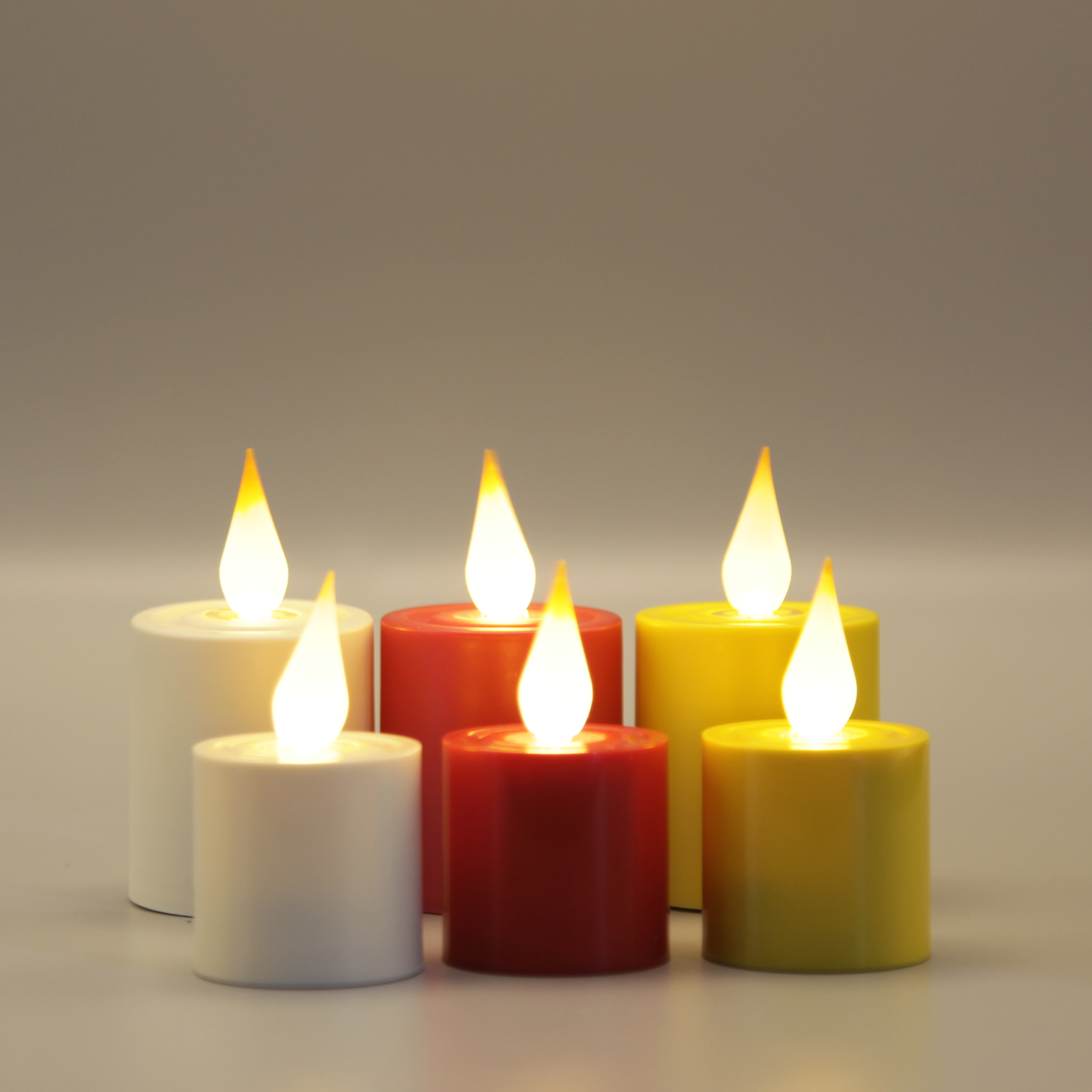 Flameless Tealight （Real-Flame™ 3D Wick)