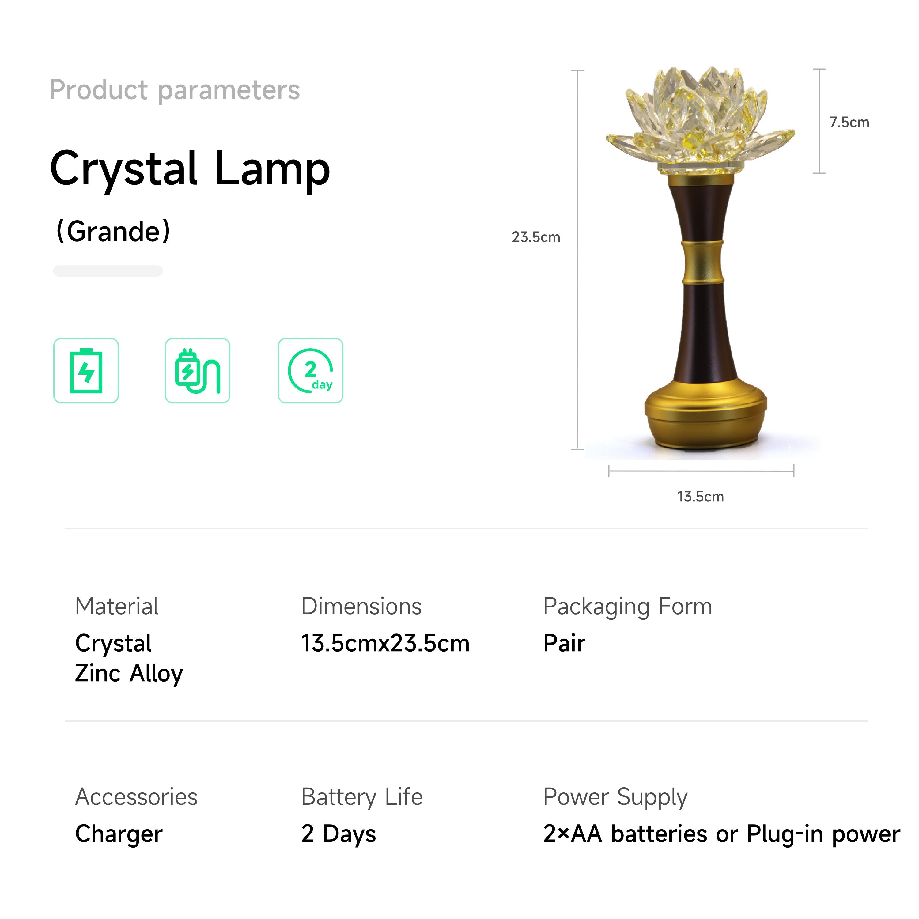 Crystal Lamp