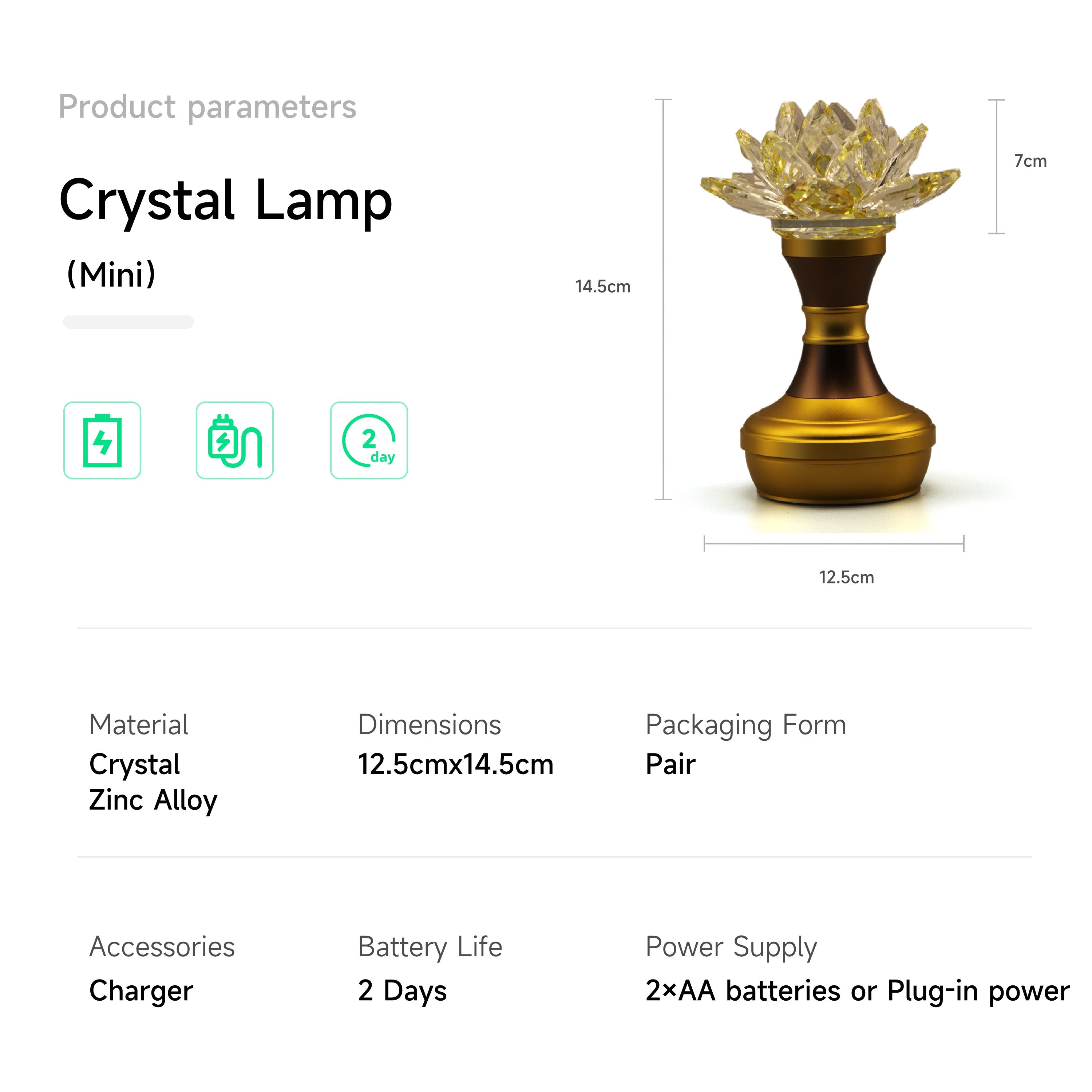 Crystal Lamp