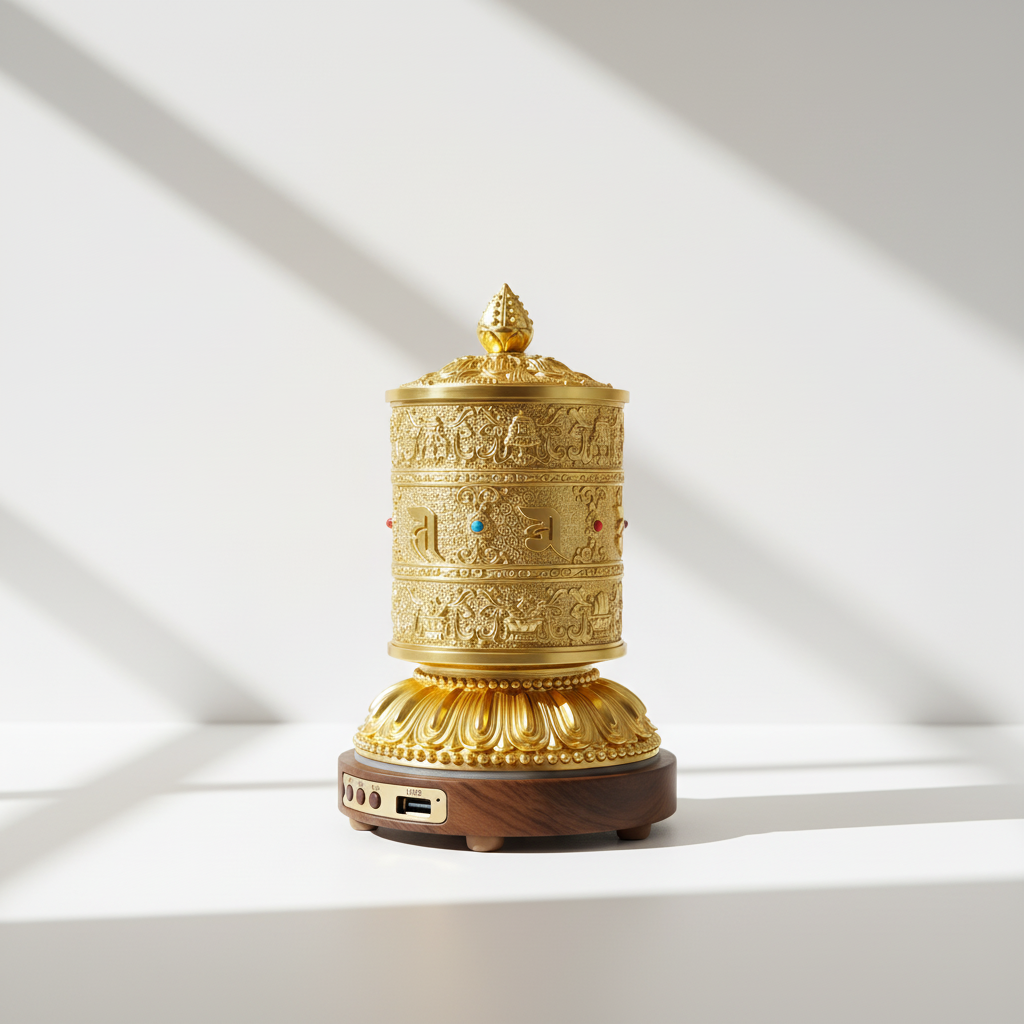 Electronic prayer wheel