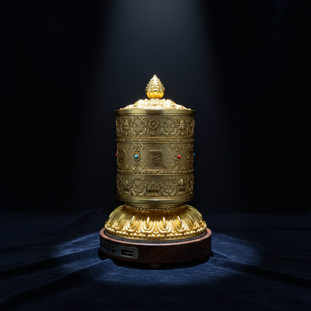 Electronic prayer wheel