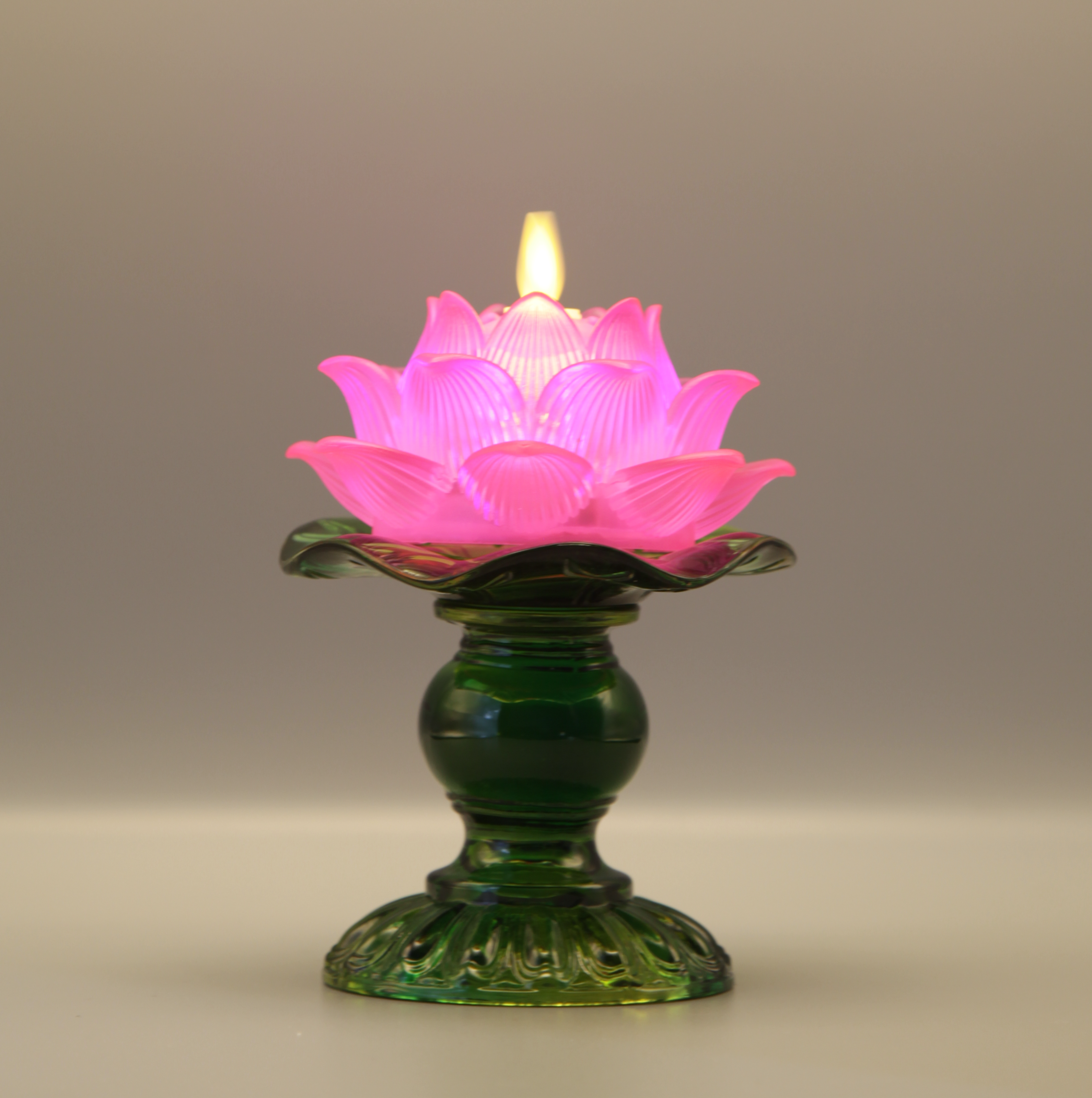Lamp Base-Lotus Leaf