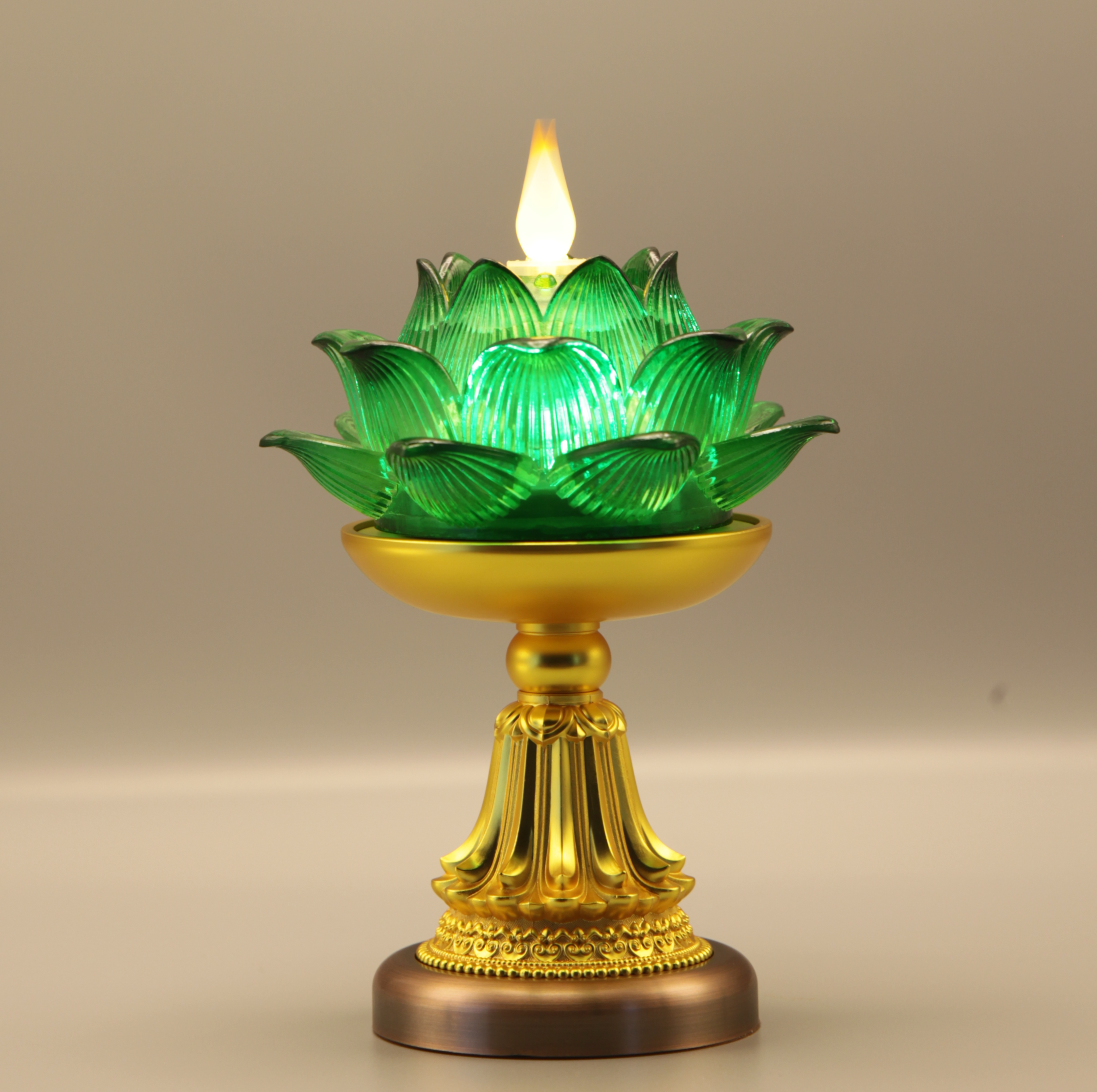 Lotus Bloom Lamp（Real-Flame™ 3D Wick）