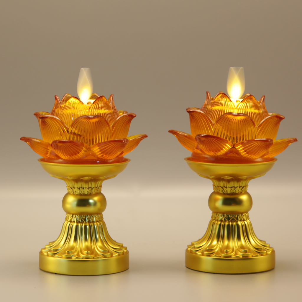 Lotus Mini Bloom Lamp（Real-Flame™ 3D Wick）